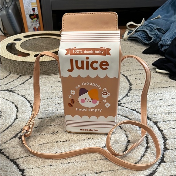 NWOT Adorable Maobaby Dumb Baby Juice Box Bag - Picture 1 of 5
